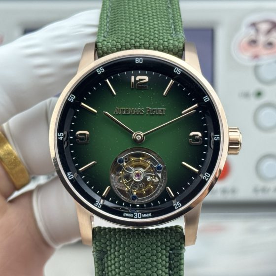 Audemars Piguet Code 11.59 26396 Stainless steel Fabric strap 42 mm Tourbillon Configuration 7EE263 1:1 Superclone