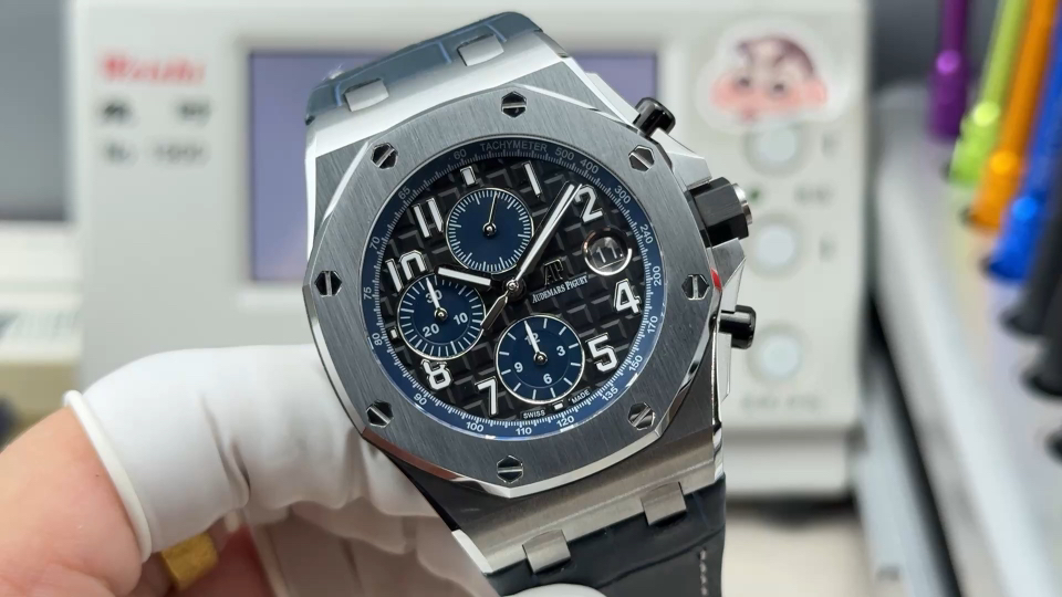 Audemars Piguet Royal Oak Offshore 26470 Stainless steel Rubber strap 42 mm Chronograph LS Factory Configuration 03E355 1:1 Superclone