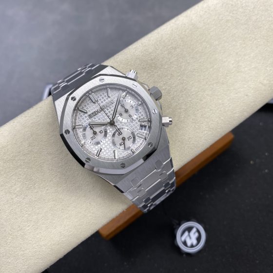 Audemars Piguet Royal Oak 26240ST Stainless steel Stainless-steel bracelet 41 mm Chronograph Configuration E8FB2D 1:1 Superclone