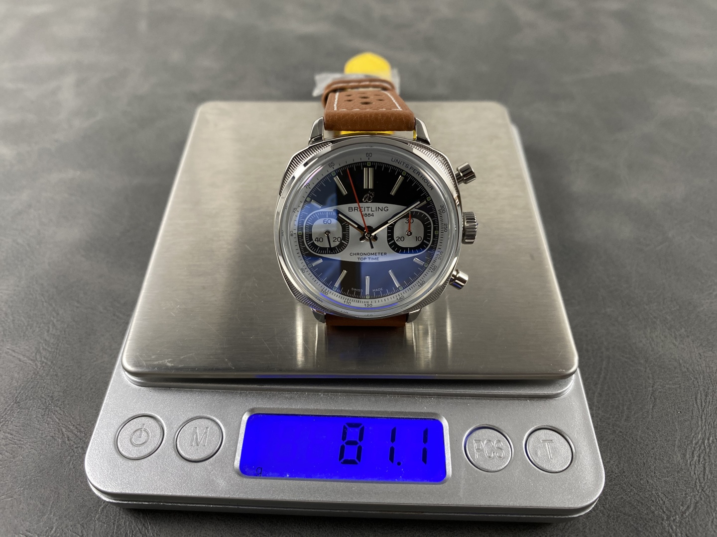 Breitling Top Time Leather strap 38 mm Chronograph BLS Factory Configuration DA97A4 1:1 Superclone - Image 6