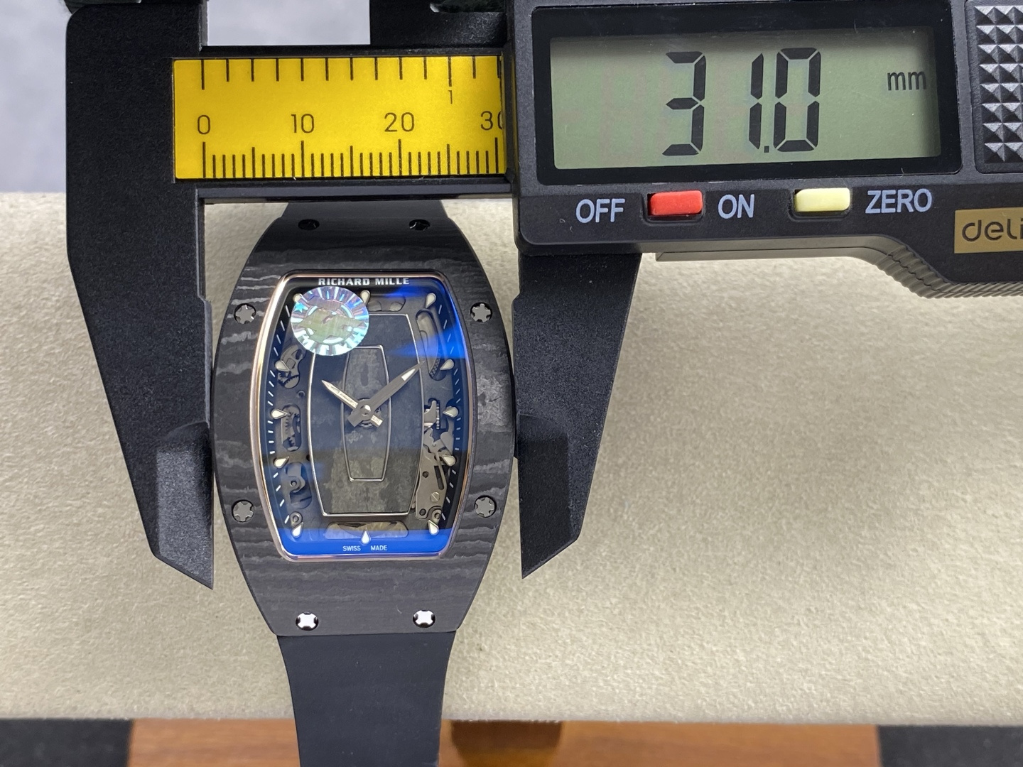 Richard Mille RM 07 RM07 45.66 mm Automatic ZF Factory Configuration D306D0 1:1 Superclone - Image 15