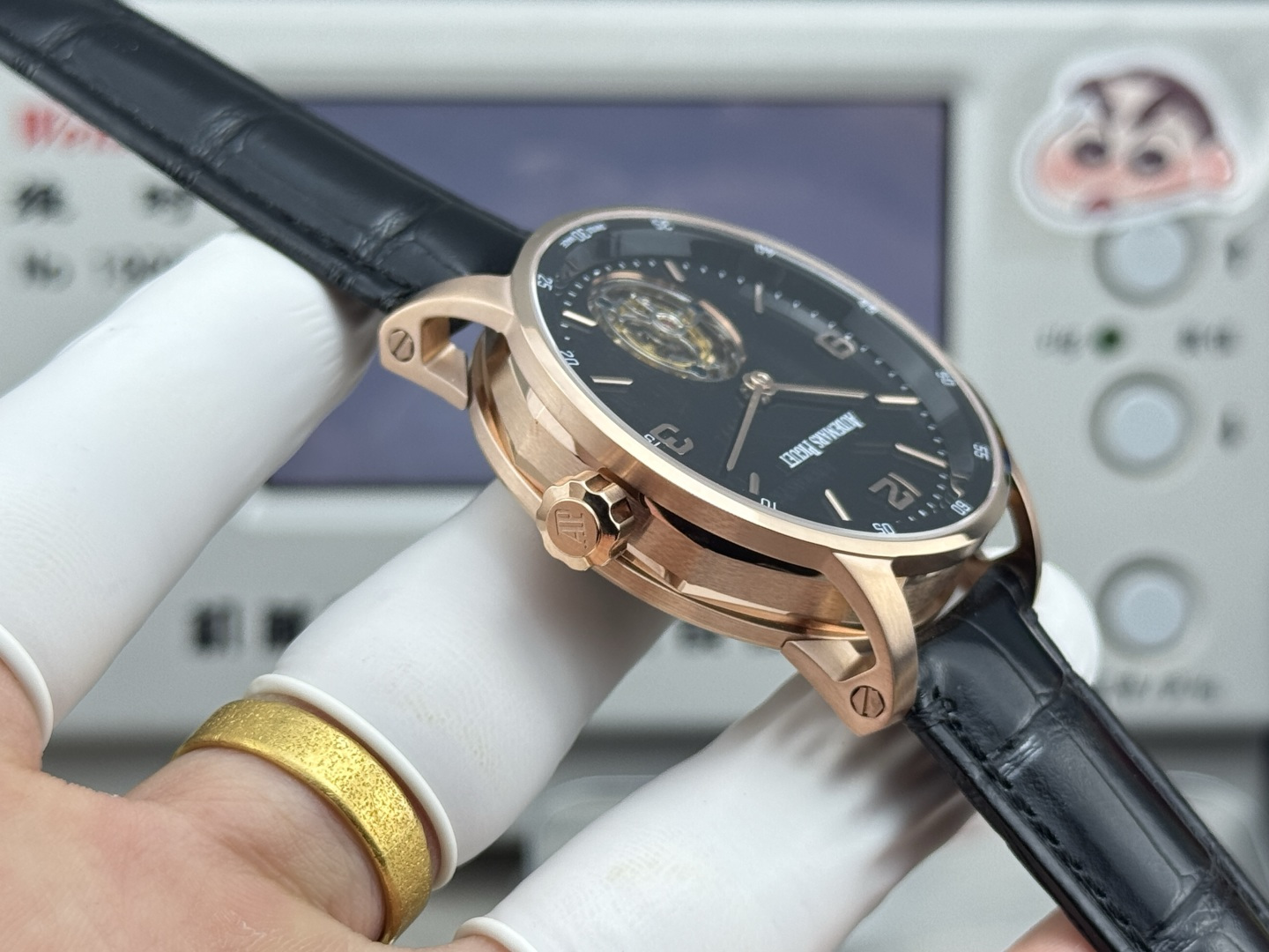Audemars Piguet Code 11.59 26396 Stainless steel Fabric strap 42 mm Tourbillon Configuration 4ABF50 1:1 Superclone - Image 4