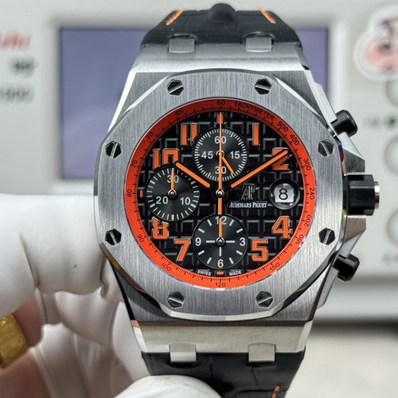 Audemars Piguet Royal Oak Offshore 26470 Stainless steel Rubber strap 42 mm Chronograph LS Factory Configuration 554BE9 1:1 Superclone