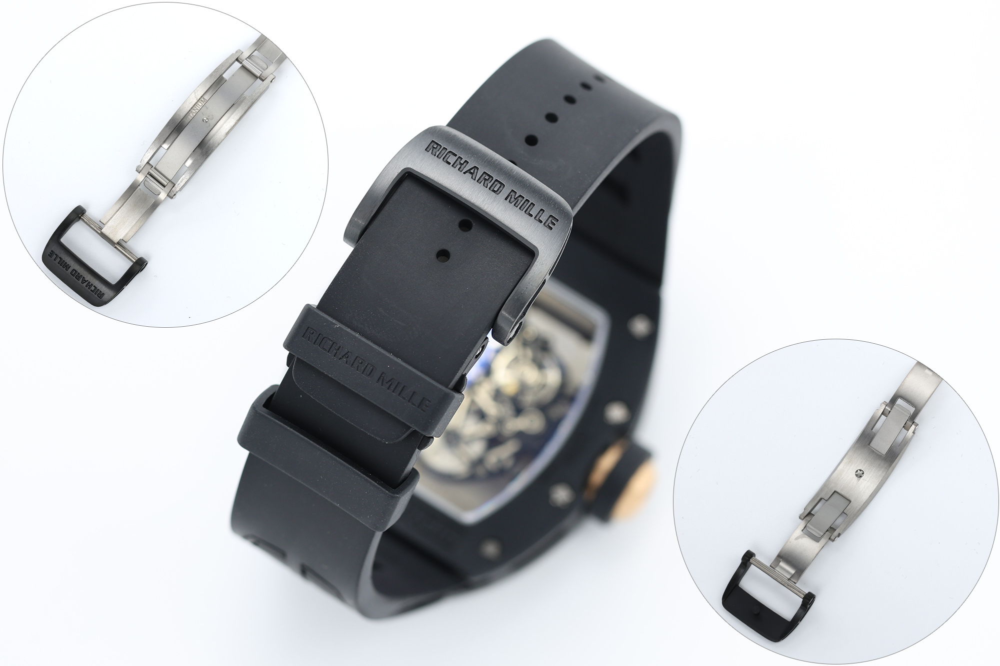 Richard Mille RM 055 RM055 Black Ceramic 42.70 mm Manual-wind ZF Factory Configuration F9798D 1:1 Superclone - Image 3