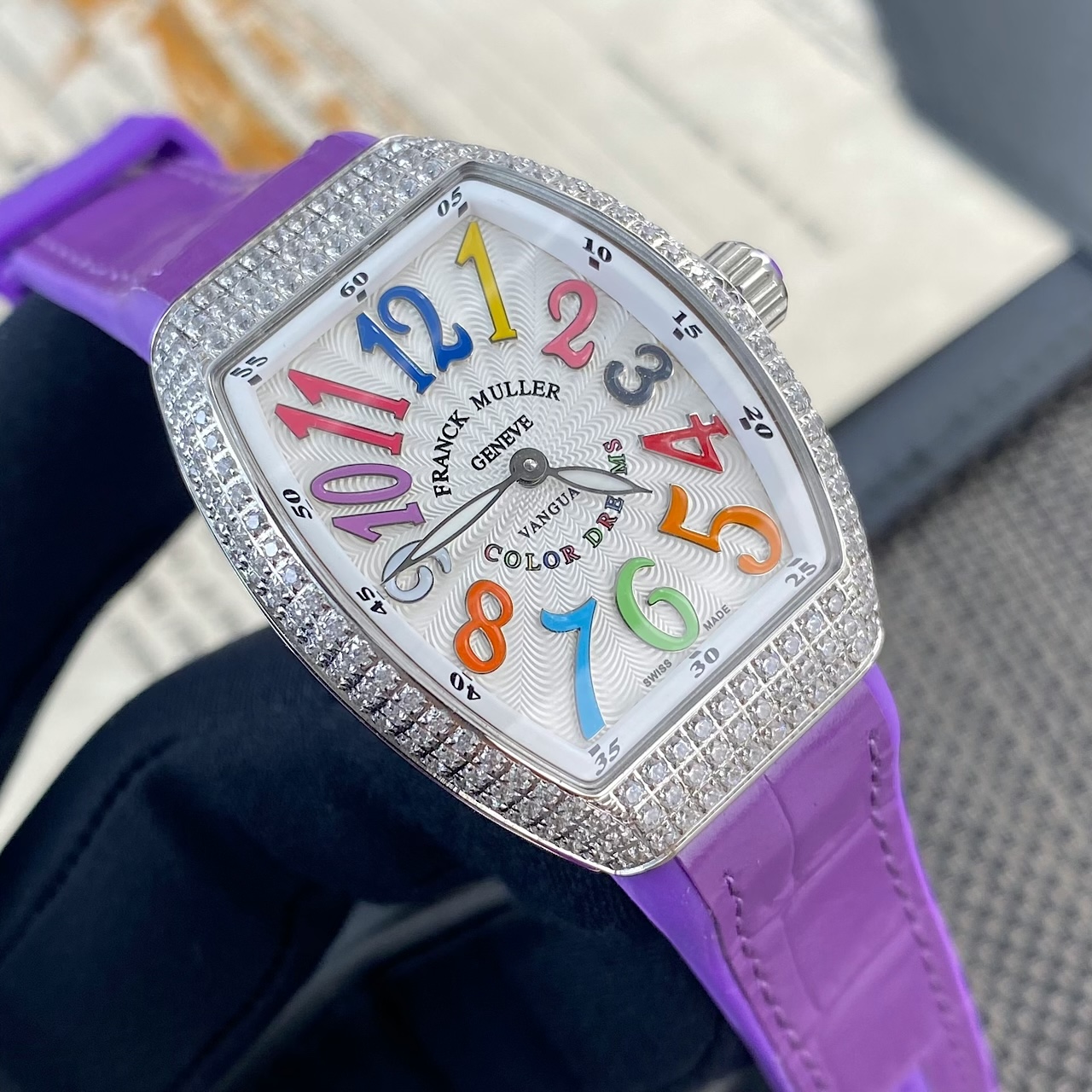Franck Muller Vanguard V32 Leather strap 42.3 mm Configuration 6ACE31 1:1 Superclone - Image 2