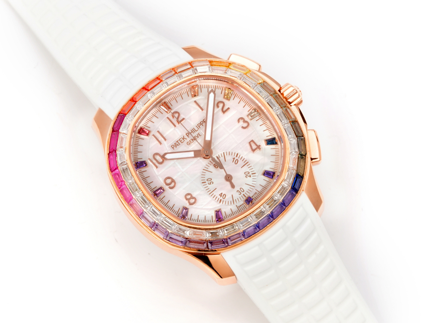 Patek Philippe Aquanaut Luce 7968/300R-001 Rainbow Chronograph 1:1 Superclone - Image 22