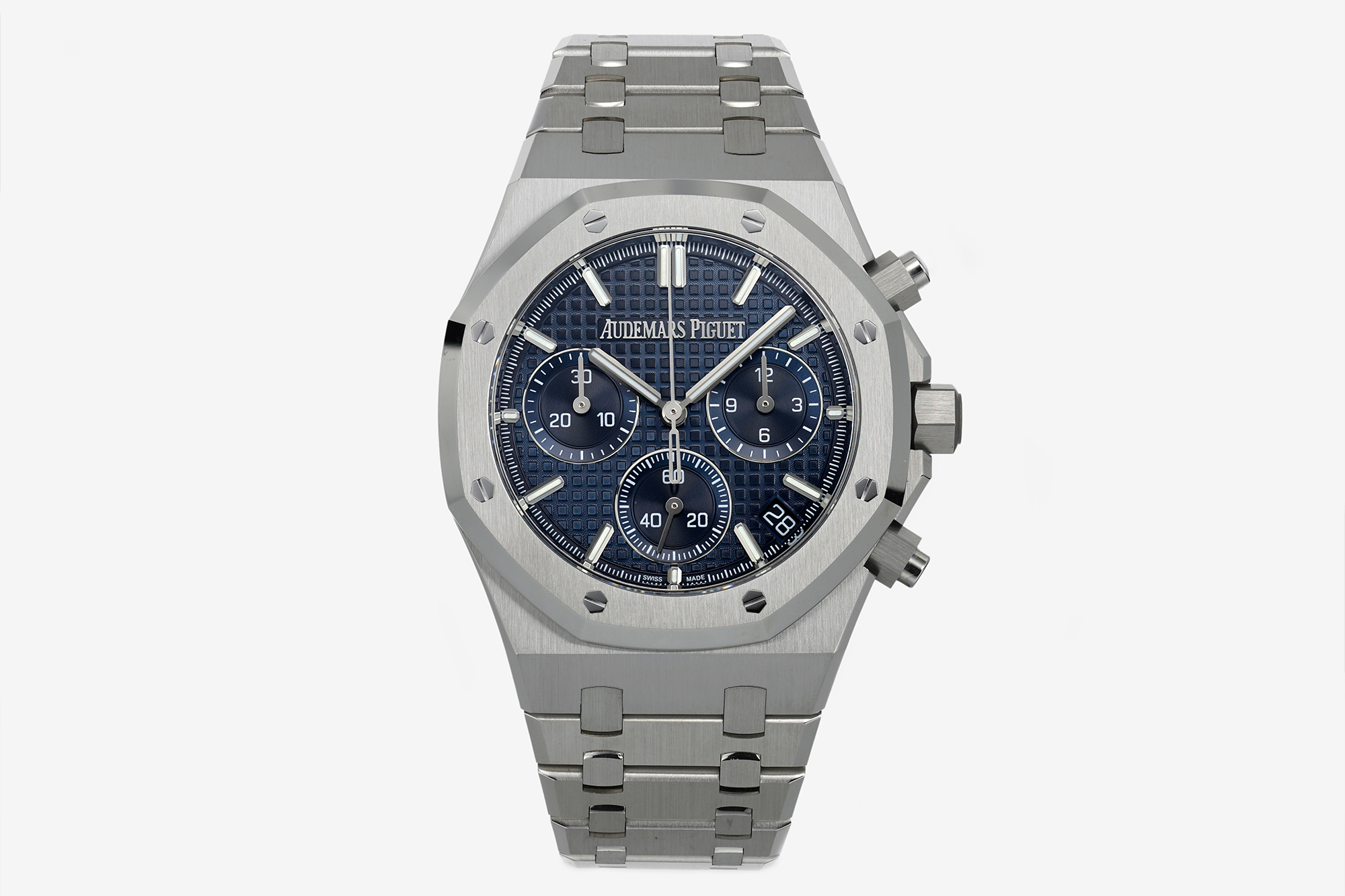 Audemars Piguet Royal Oak 26240ST Stainless steel Stainless-steel bracelet 41 mm Chronograph ZF Factory Configuration 51E6F0 1:1 Superclone