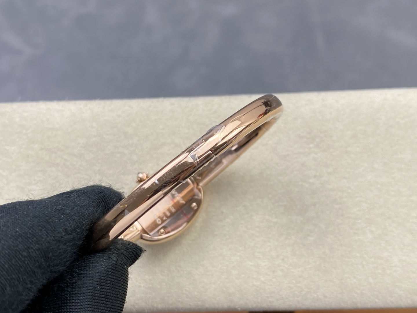 Cartier Baignoire Gold Silver dial White 24.6 x 18.7 mm Configuration A4A896 1:1 Superclone - Image 4