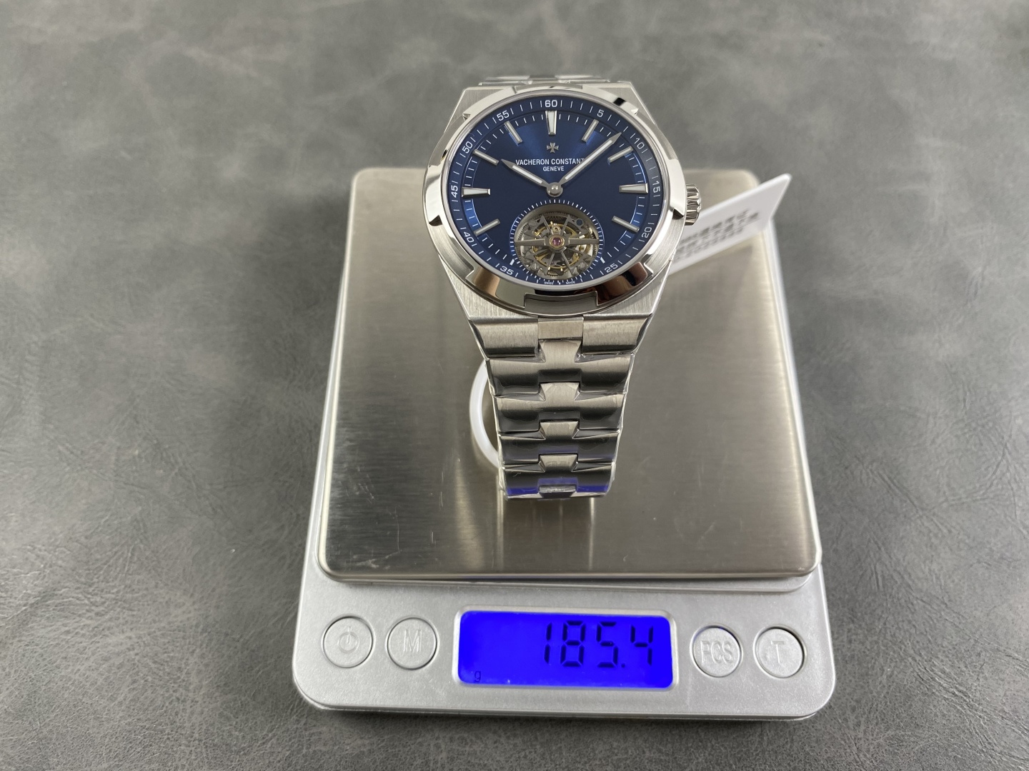 Vacheron Constantin Overseas Stainless steel Blue 42.5X13.5 mm Tourbillon Configuration B40662 1:1 Superclone - Image 6