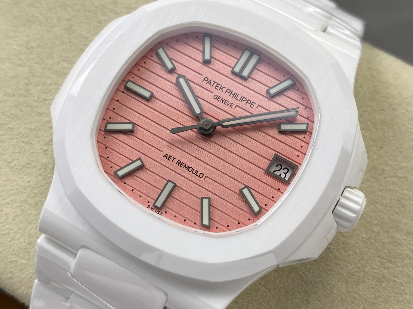 Patek Philippe Nautilus 5711 Ceramic Rubber strap CLEAN Factory Configuration 560FC8 1:1 Superclone - Image 2