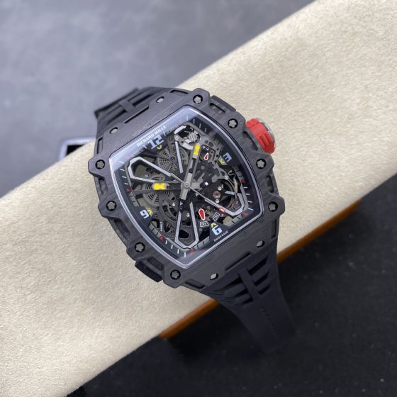 Richard Mille RM 035 RM35 Carbon composite 43.15 x 49.95 mm Skeleton / openworked CLEAN Factory Configuration 2B0F7B 1:1 Superclone
