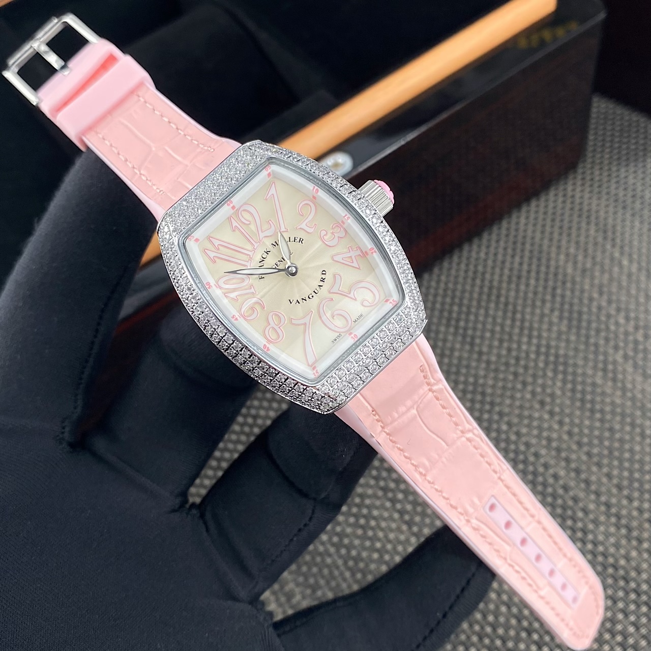 Franck Muller Vanguard V32 Leather strap 42.3 mm Configuration 0C15B9 1:1 Superclone - Image 6