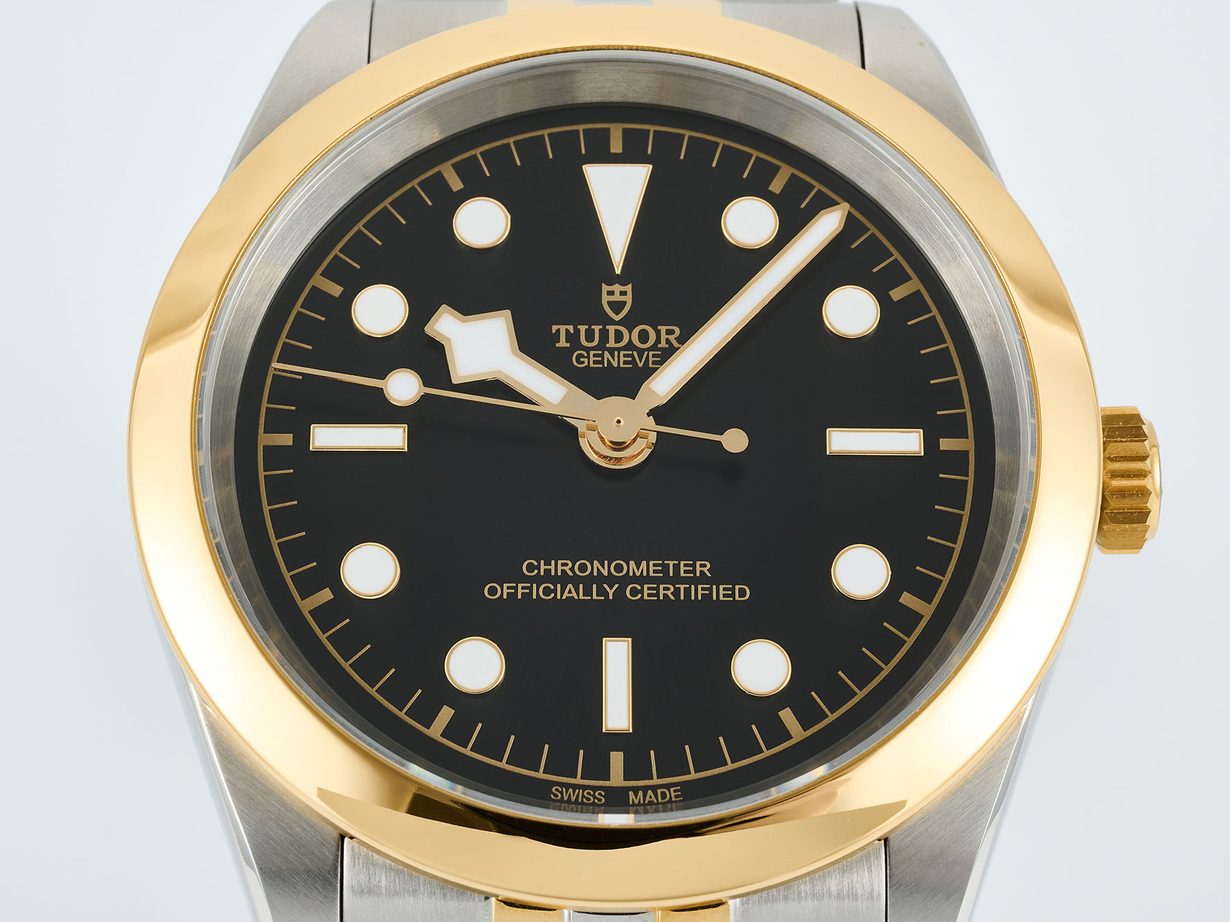 Tudor Black Bay One 41 S&G watch - 41mm steel case, Yellow gold bezel - m79683-0001 1:1 Superclone - Image 5