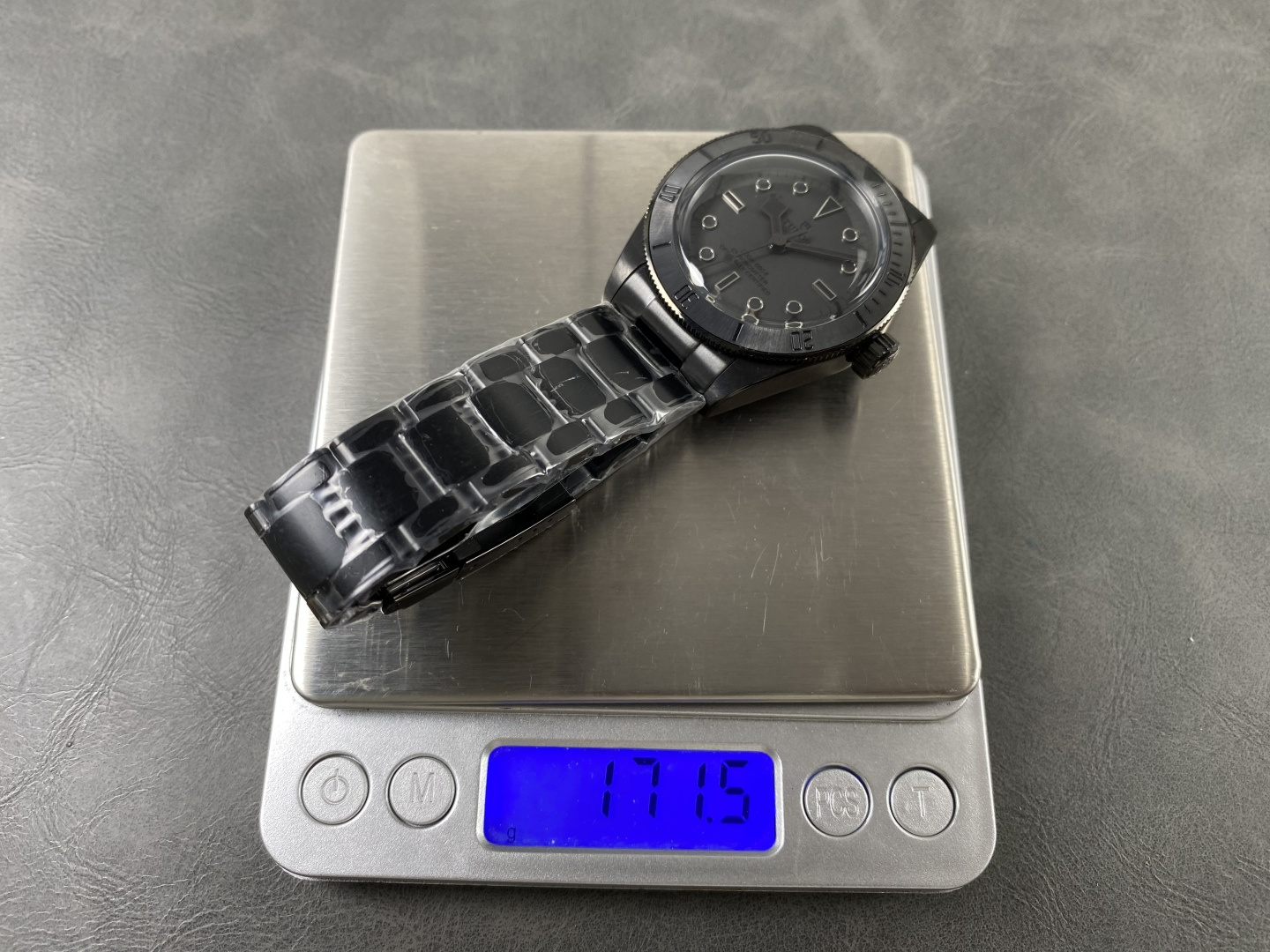 Tudor Black Bay Black Black Leather strap 41 mm Tourbillon GR Factory Configuration AB8B1C 1:1 Superclone - Image 6