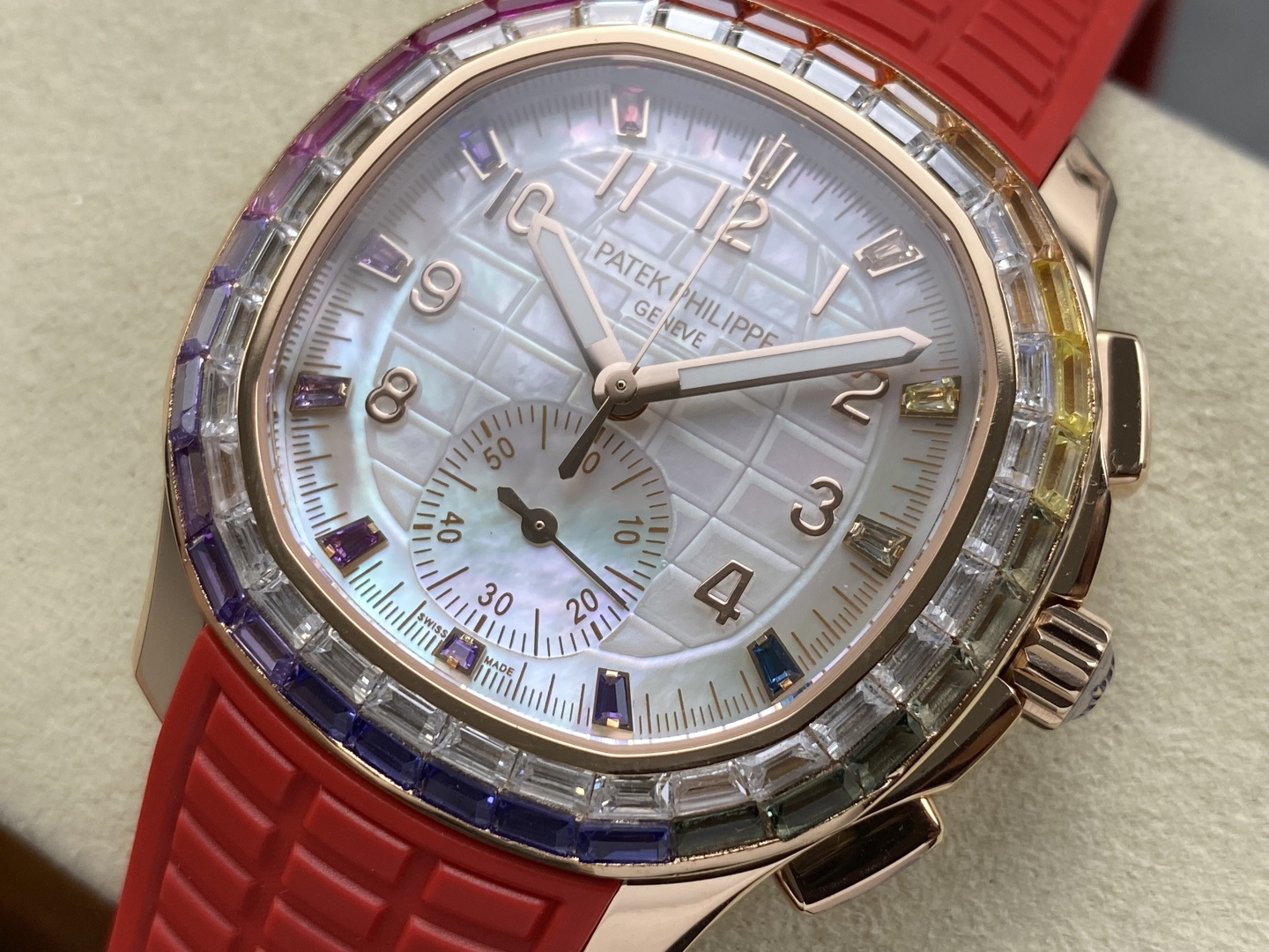 Patek Philippe Aquanaut Luce 7968/300R-001 Rainbow Chronograph 1:1 Superclone - Image 248