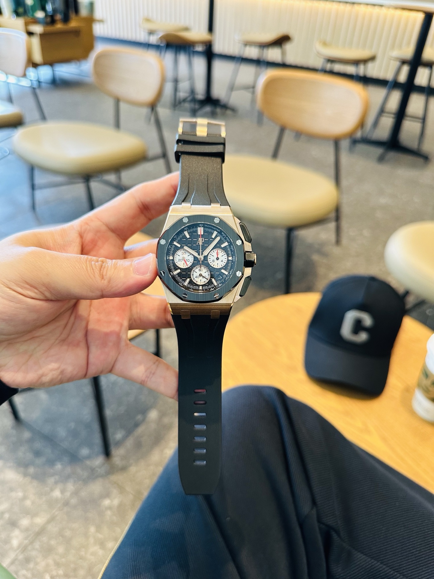 Audemars Piguet Royal Oak Offshore 26420 316 Stainless Steel Rubber strap 44 mm Date display LS Factory Configuration FF37BC 1:1 Superclone - Image 9