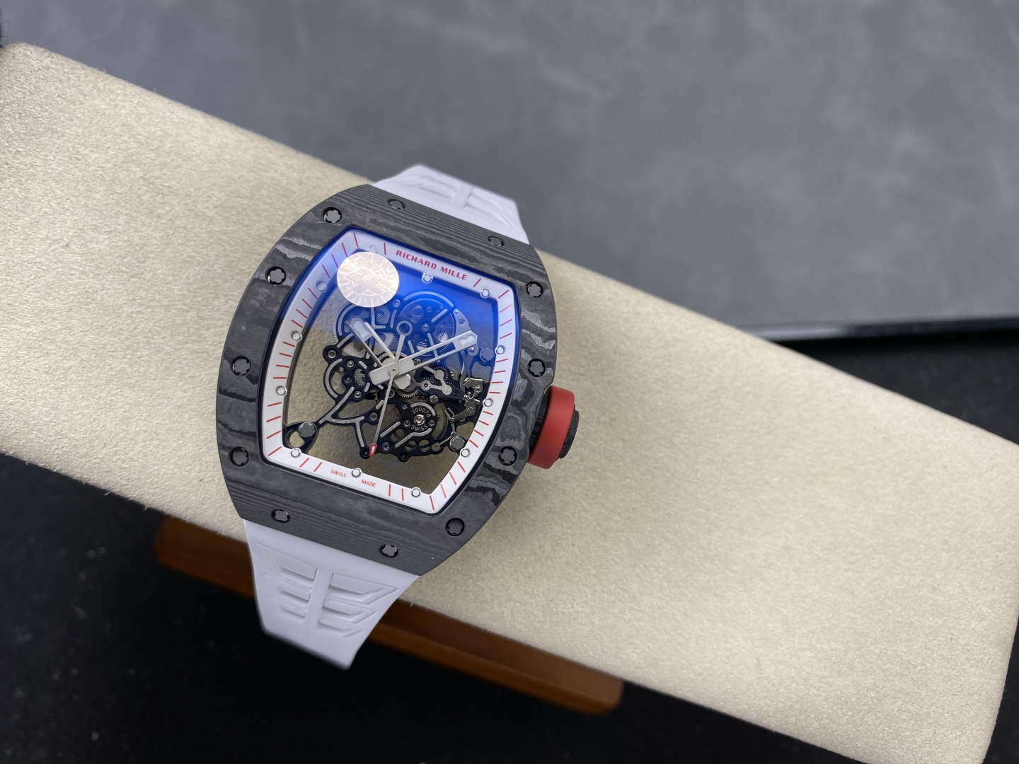 Richard Mille RM 055 RM055 Carbon composite Manual-wind ZF Factory Configuration 2661FA 1:1 Superclone - Image 2