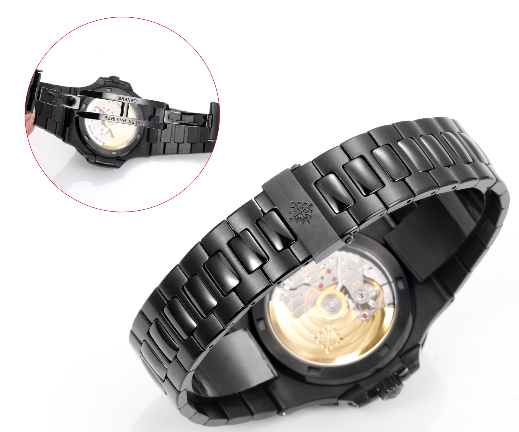 Patek Philippe Nautilus 5711 Black Stainless steel GR Factory Configuration 70776F 1:1 Superclone - Image 15