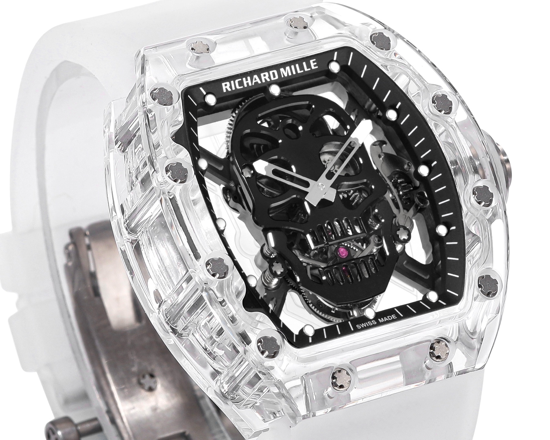 Richard Mille RM 052 RM052 Rubber strap Tourbillon MS Factory Configuration 3C3C4B 1:1 Superclone - Image 19