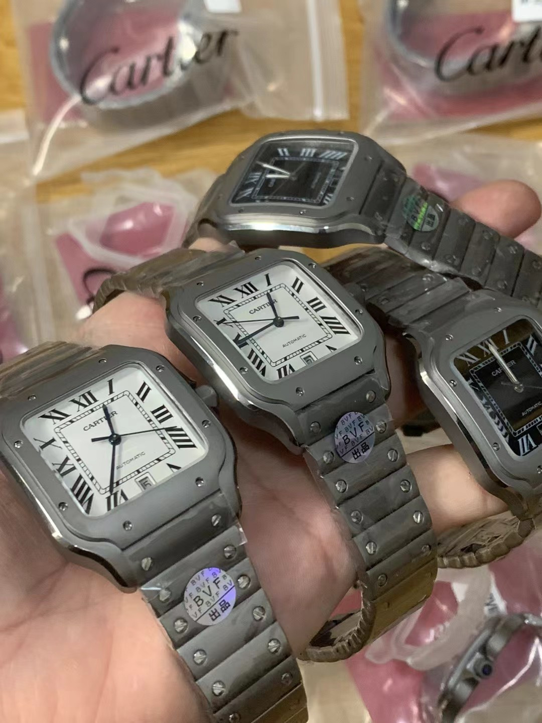 Cartier Santos White Titanium White dial 1:1 Superclone - Image 4
