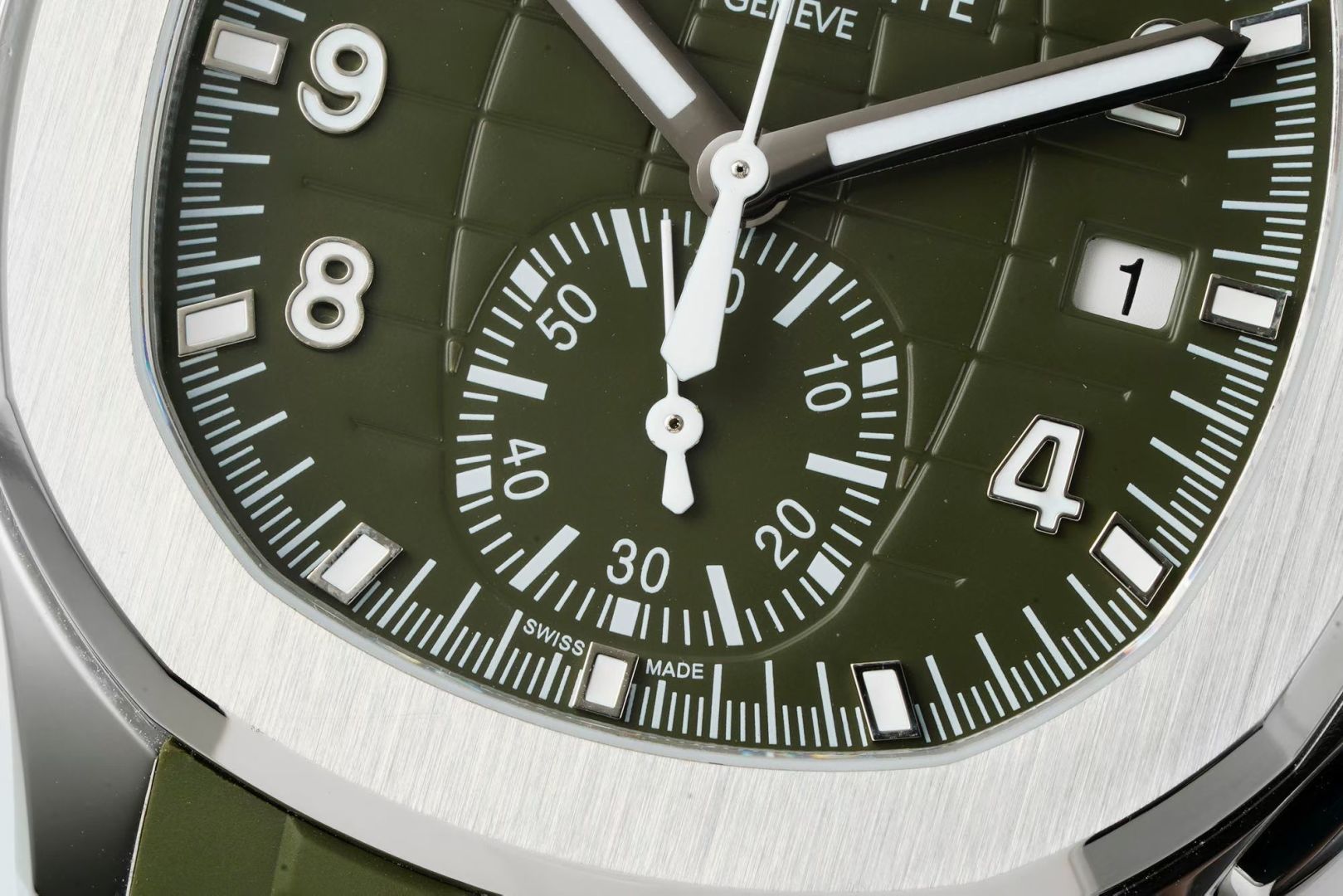 Patek Philippe Aquanaut 5968 Platinum DDF Factory Configuration 9546EB 1:1 Superclone - Image 9