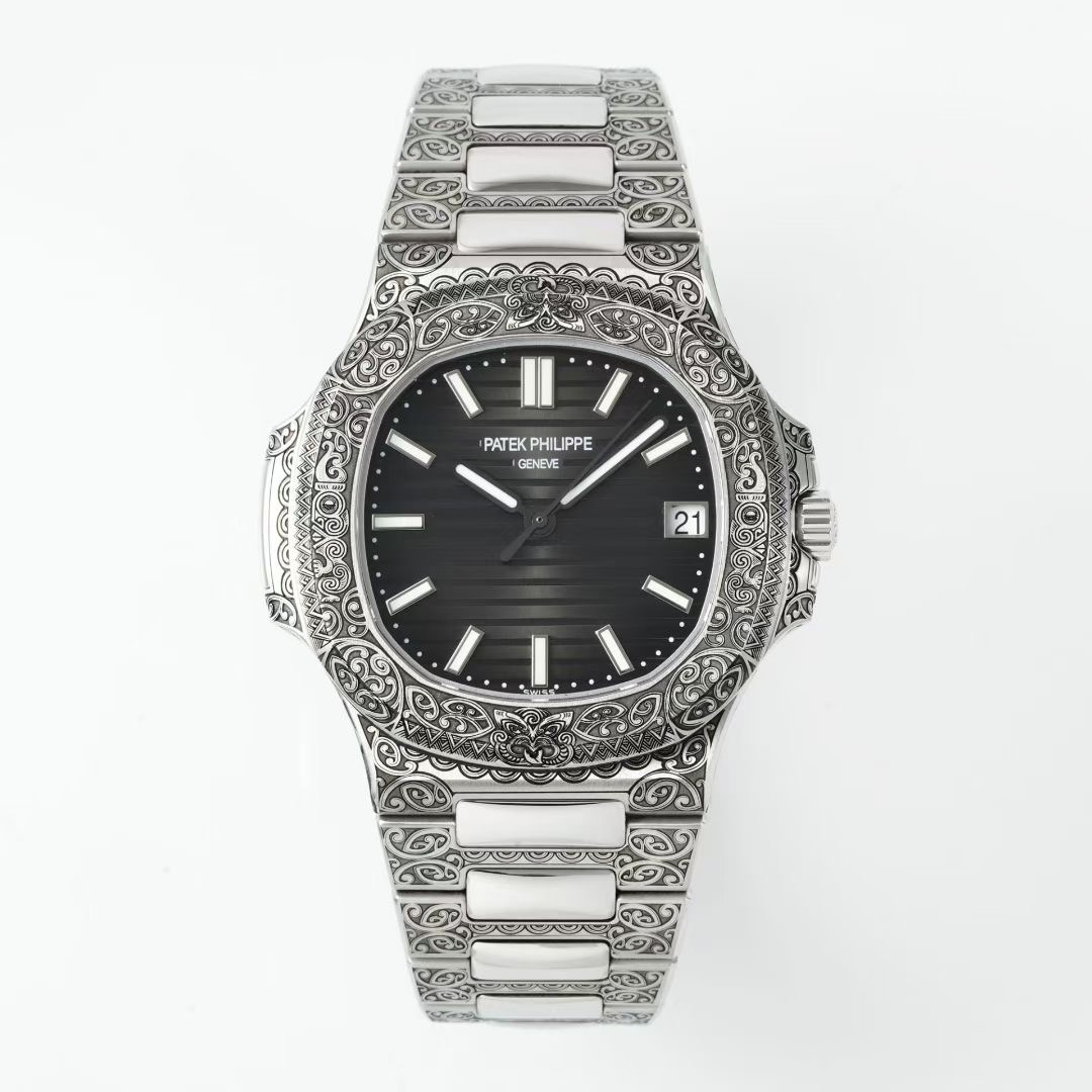 Patek Philippe Nautilus Stainless steel Gray dial 40 mm Automatic AF Factory 1:1 Superclone