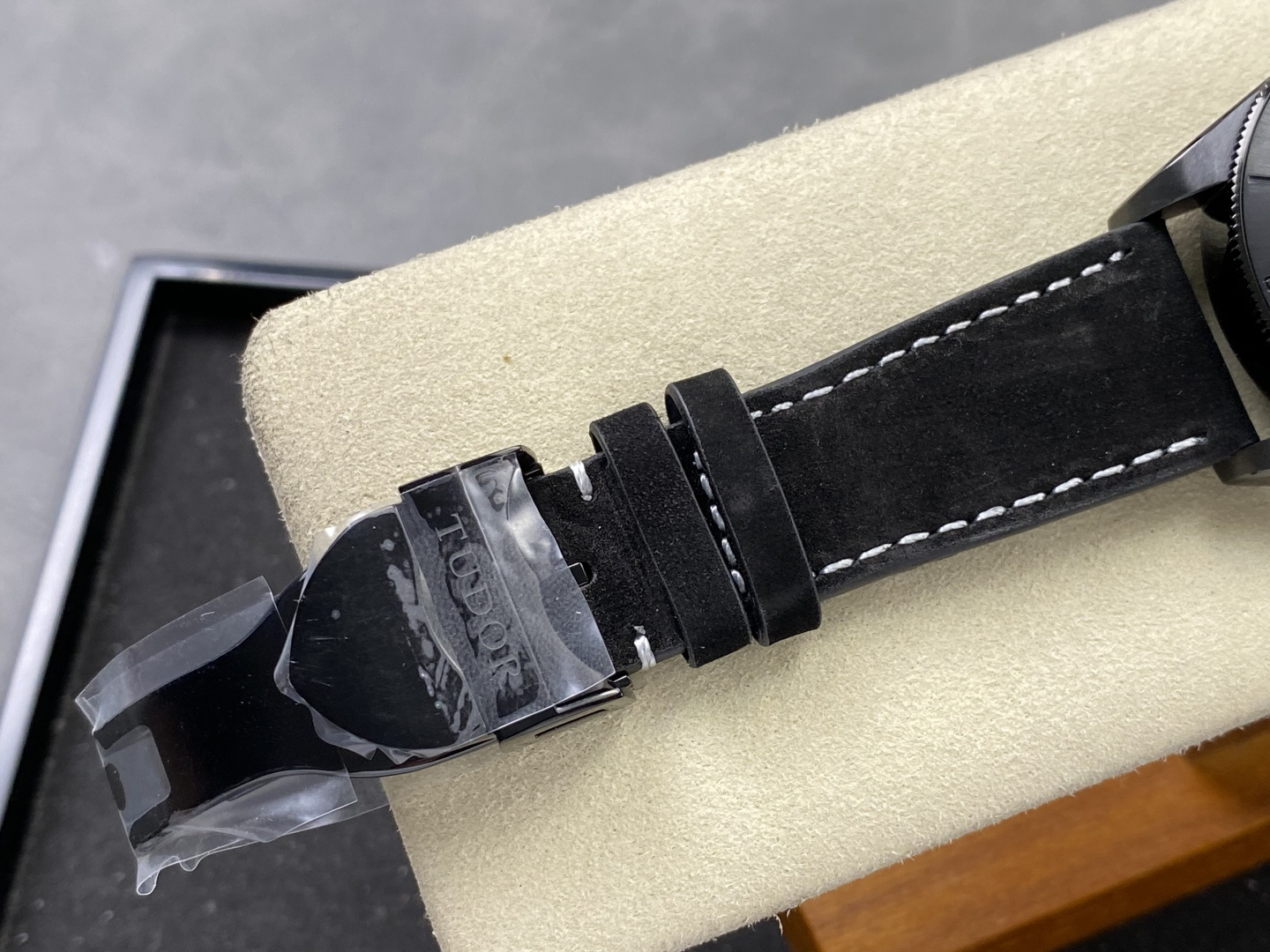 Tudor Black Bay Black Black Leather strap 41 mm Tourbillon GR Factory Configuration AC4E08 1:1 Superclone - Image 7