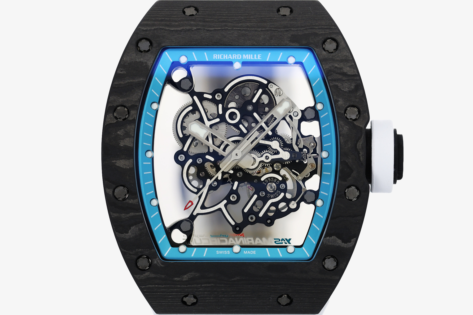 Richard Mille RM 055 RM055 Carbon composite Manual-wind ZF Factory Configuration 3D7C72 1:1 Superclone - Image 9