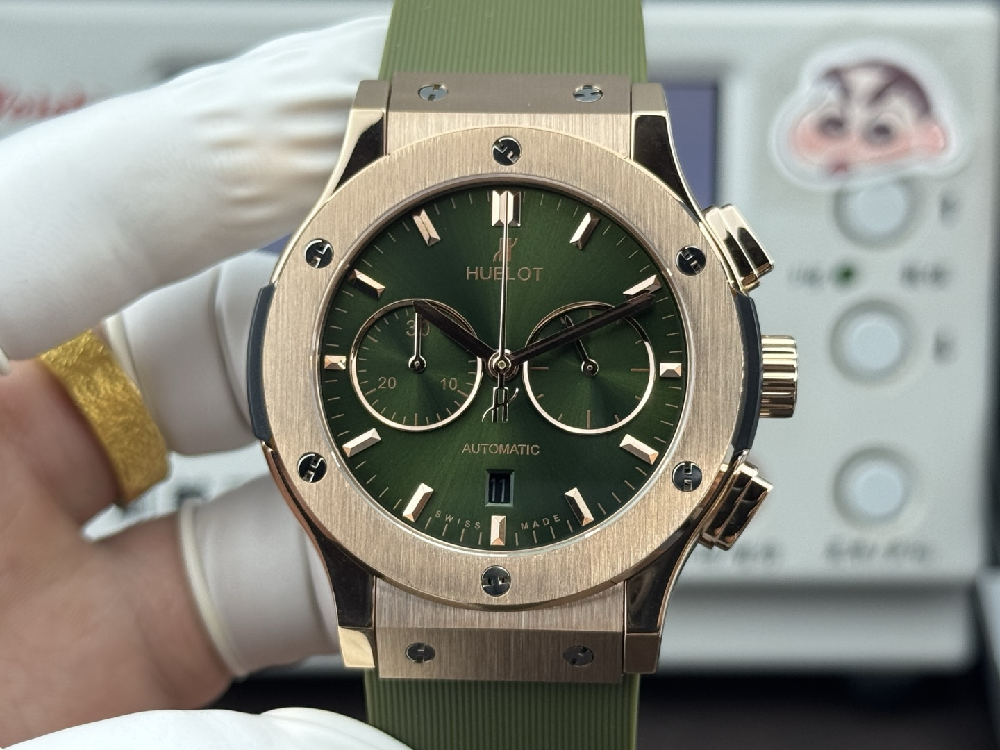 Hublot Classic Fusion Stainless steel 45 mm Chronograph Configuration 4DE7F6 1:1 Superclone - Image 6