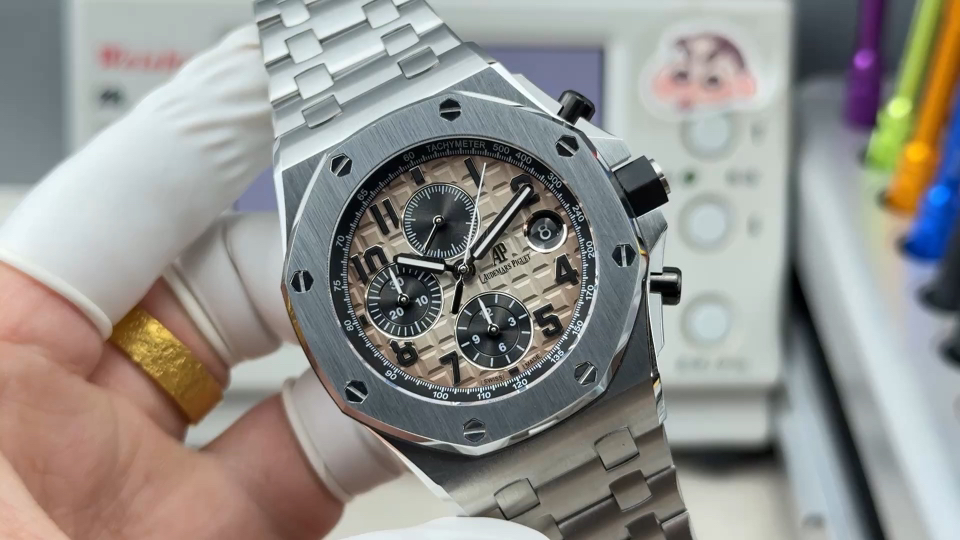 Audemars Piguet Royal Oak Offshore 26470 Stainless steel Rubber strap 42 mm Chronograph LS Factory Configuration 480C8E 1:1 Superclone