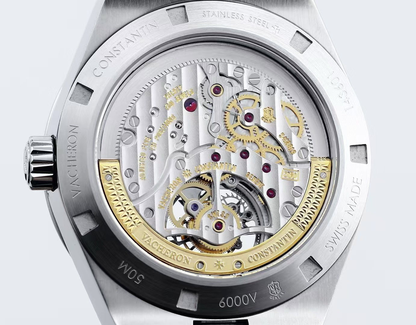 Vacheron Constantin Overseas Stainless steel Blue 42.5X13.5 mm Tourbillon Configuration 5D7513 1:1 Superclone - Image 9