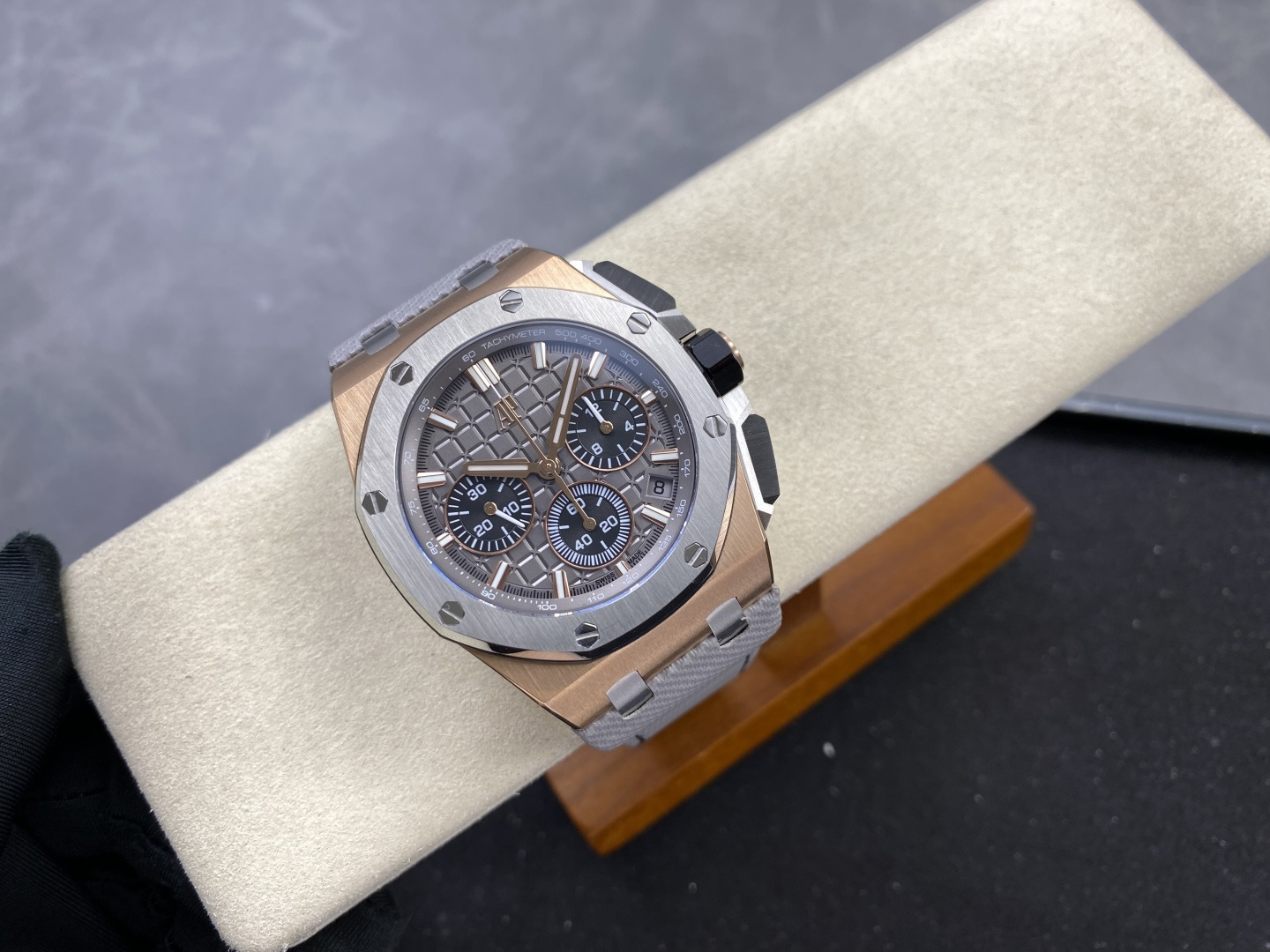 Audemars Piguet Royal Oak Offshore 26420 316 Stainless Steel Rubber strap 44 mm Date display LS Factory Configuration 0FE38B 1:1 Superclone - Image 6