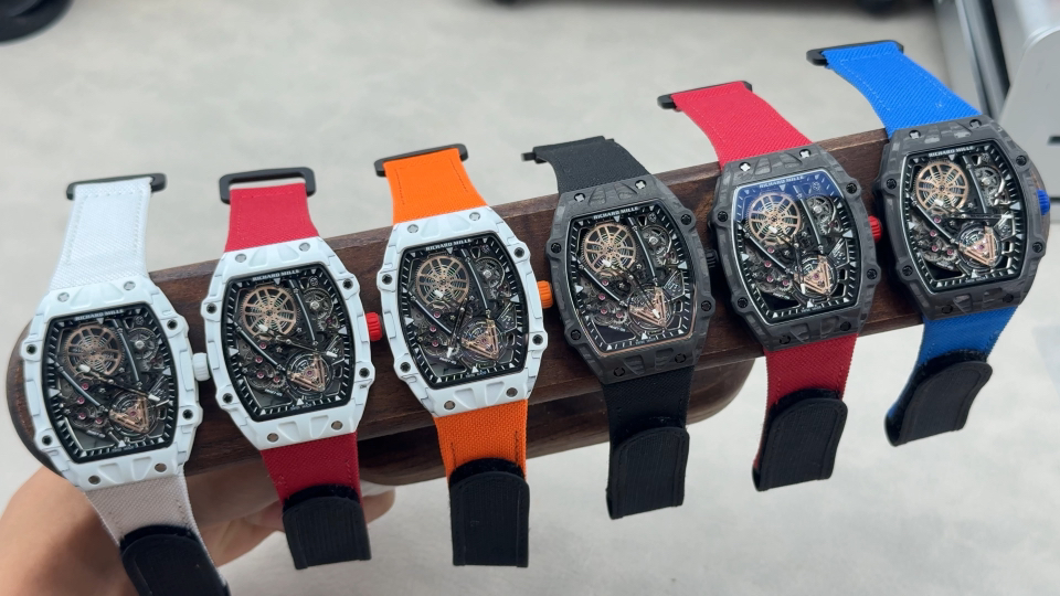 Richard Mille RM 027 RM27-05 Carbon composite Tourbillon Configuration 87AB4B 1:1 Superclone