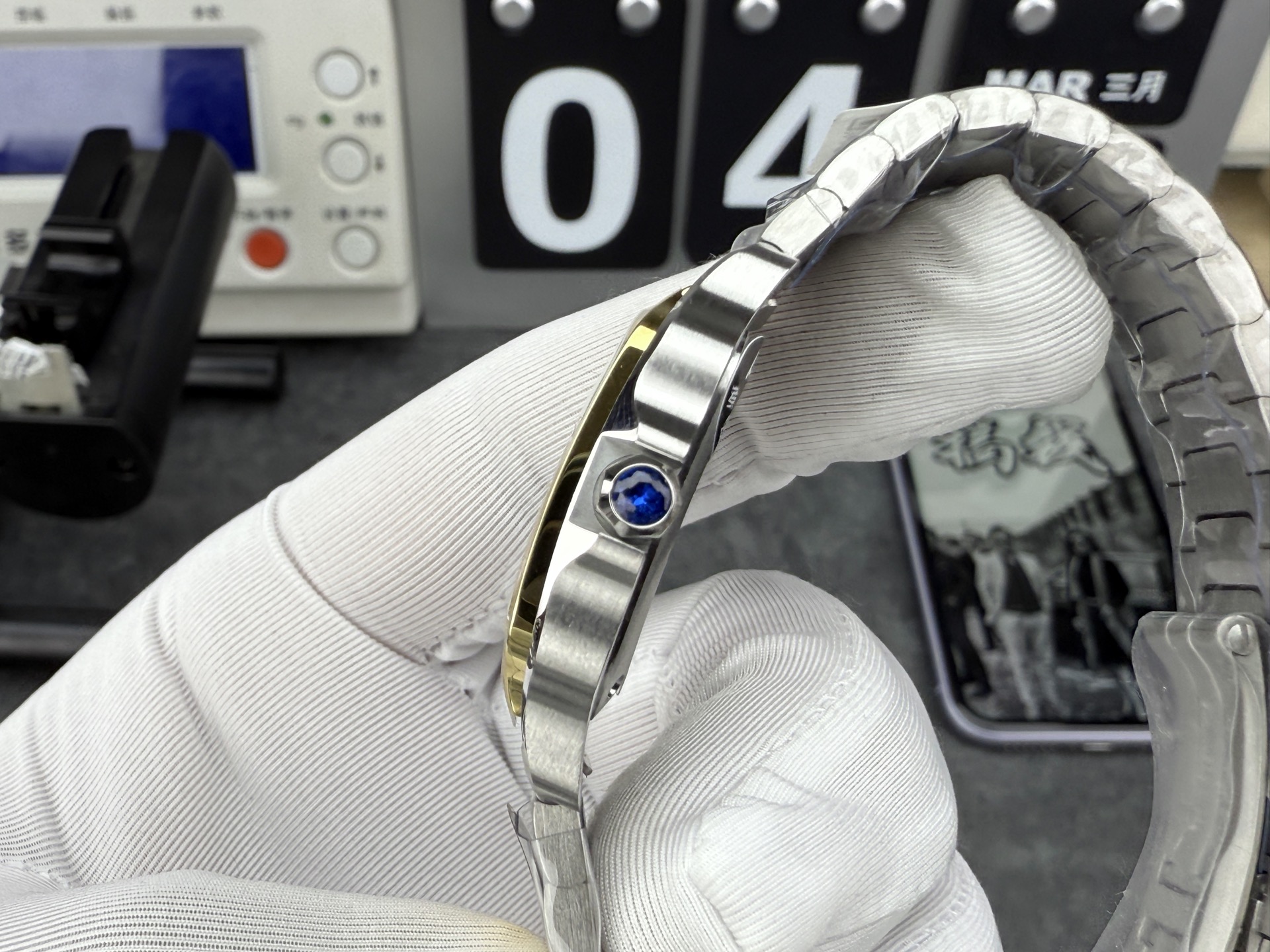Cartier Santos 27 mm AF Factory Configuration 8F229E 1:1 Superclone - Image 5