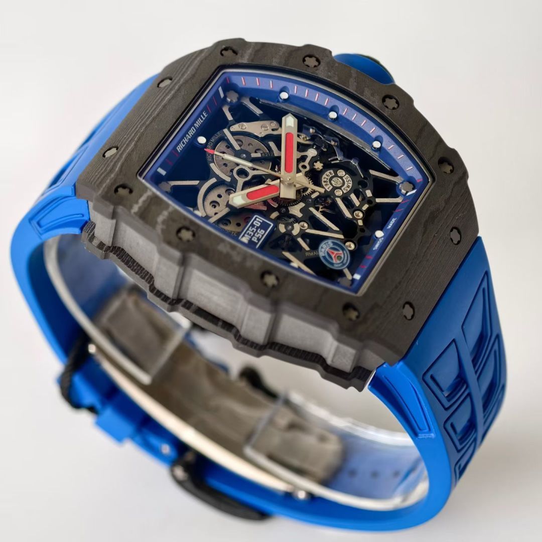Richard Mille RM 035 RM35-01 Rubber strap 50 x 14 mm ZF Factory Configuration E622ED 1:1 Superclone - Image 4