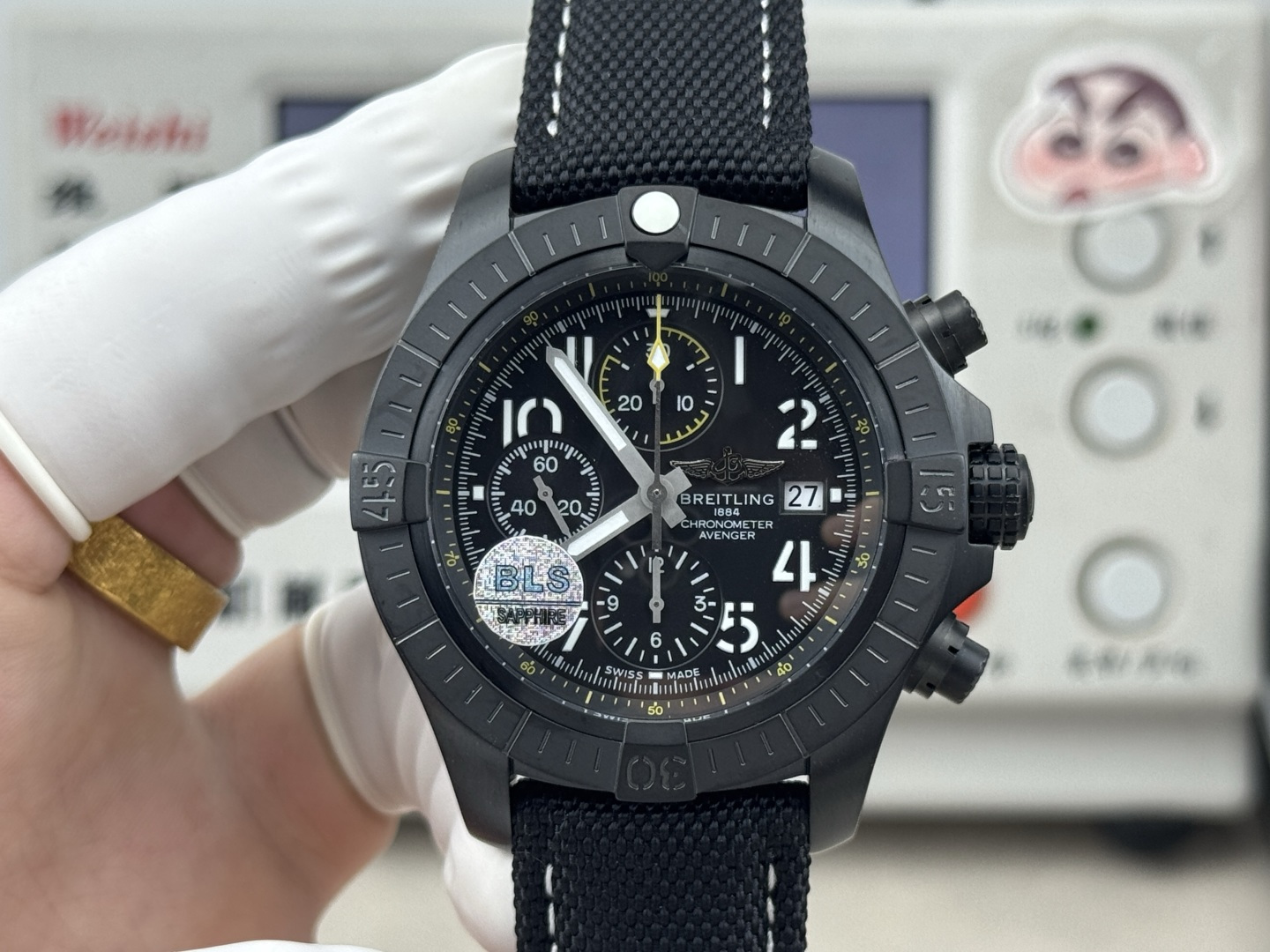 Breitling Avenger Stainless steel 45 mm Chronograph BLS Factory Configuration B33A15 1:1 Superclone - Image 2