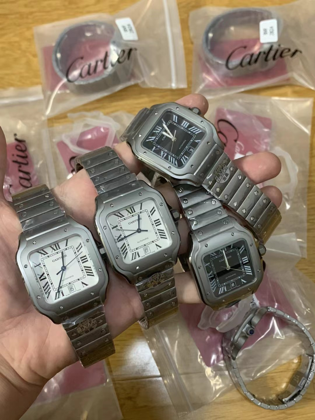 Cartier Santos White Titanium White dial 1:1 Superclone - Image 3