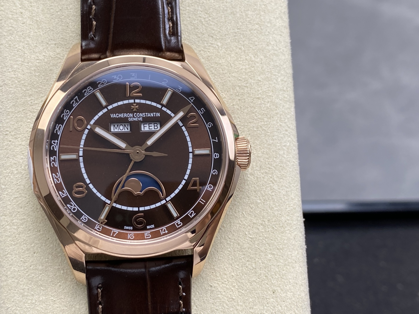 Vacheron Constantin Fiftysix 4000E/000A-B548 Leather strap 1:1 Superclone - Image 9