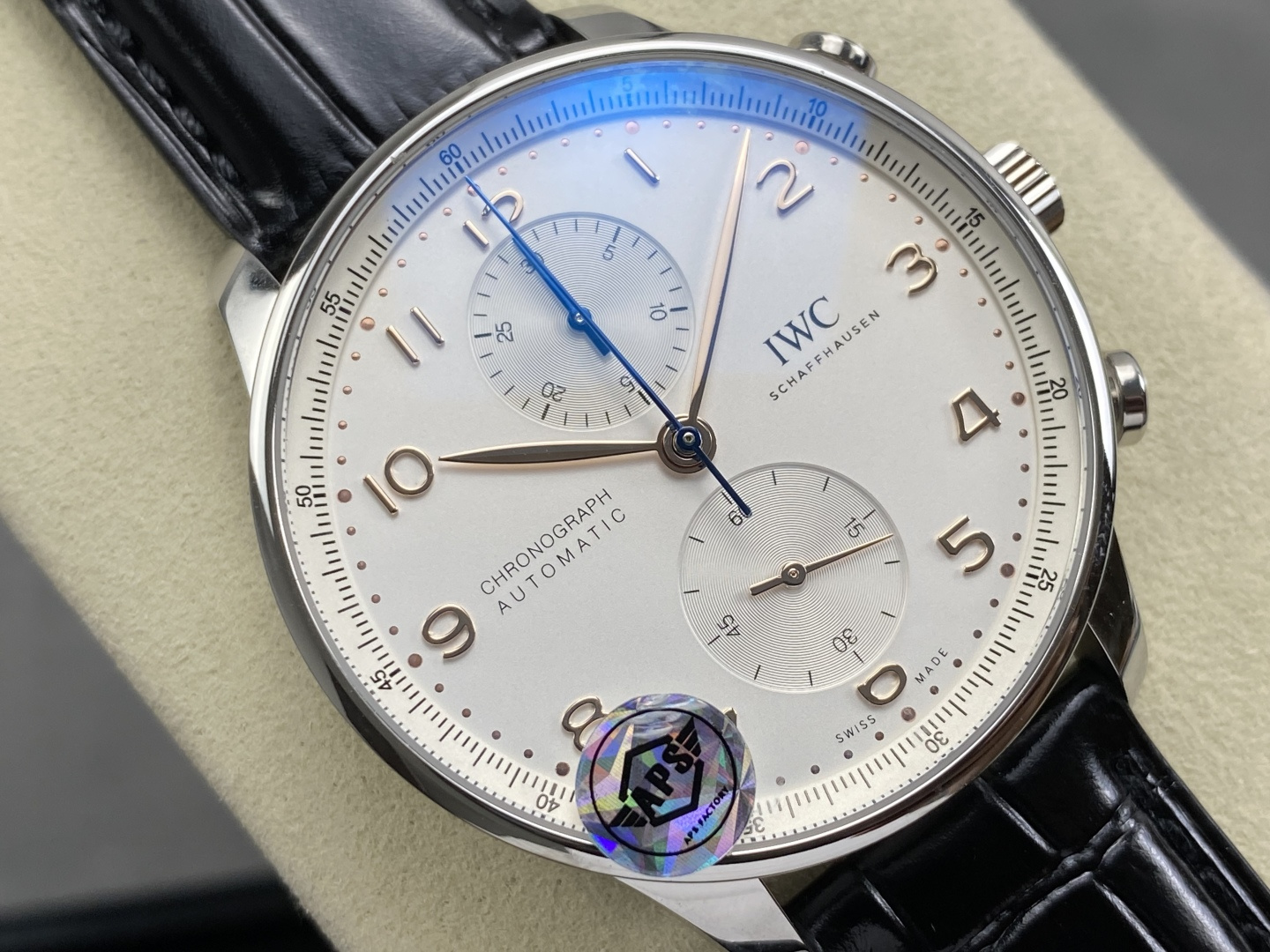 IWC Portugieser 41 mm Chronograph APS Factory Configuration 32D0CE 1:1 Superclone - Image 12