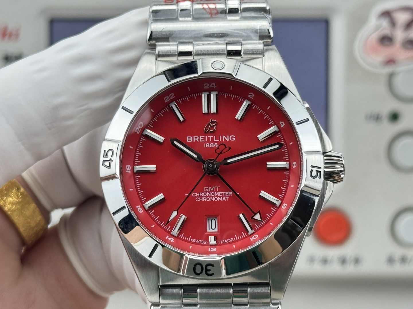 Breitling Chronomat A32398101M1A1 Stainless steel Stainless-steel bracelet 1:1 Superclone - Image 51