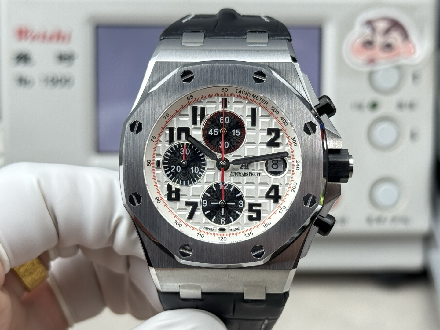 Audemars Piguet Royal Oak Offshore 26470 Stainless steel Rubber strap 42 mm Chronograph LS Factory Configuration E2B587 1:1 Superclone - Image 3