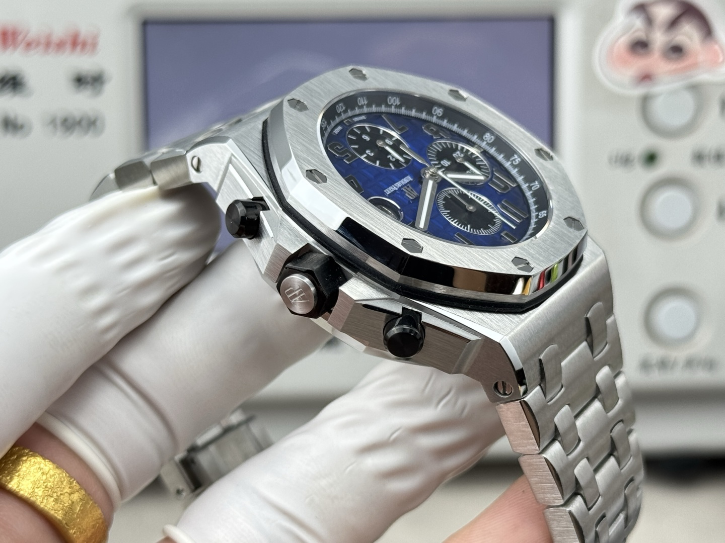 Audemars Piguet Royal Oak Offshore 26470 Stainless steel Rubber strap 42 mm Chronograph LS Factory Configuration 7F84E3 1:1 Superclone - Image 3