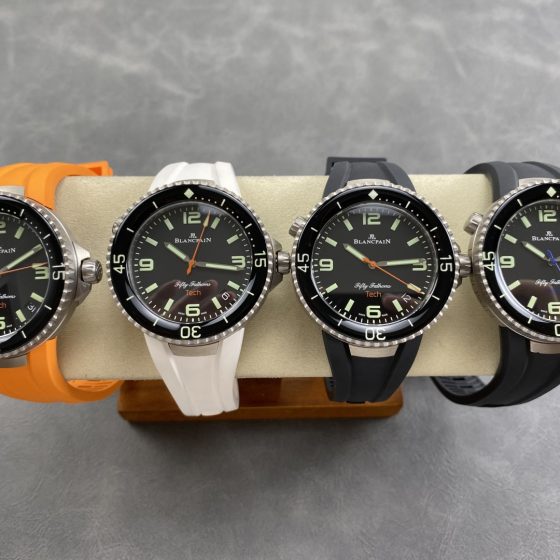 Blancpain Fifty Fathoms Rubber strap 45 mm Configuration DDFA95 1:1 Superclone