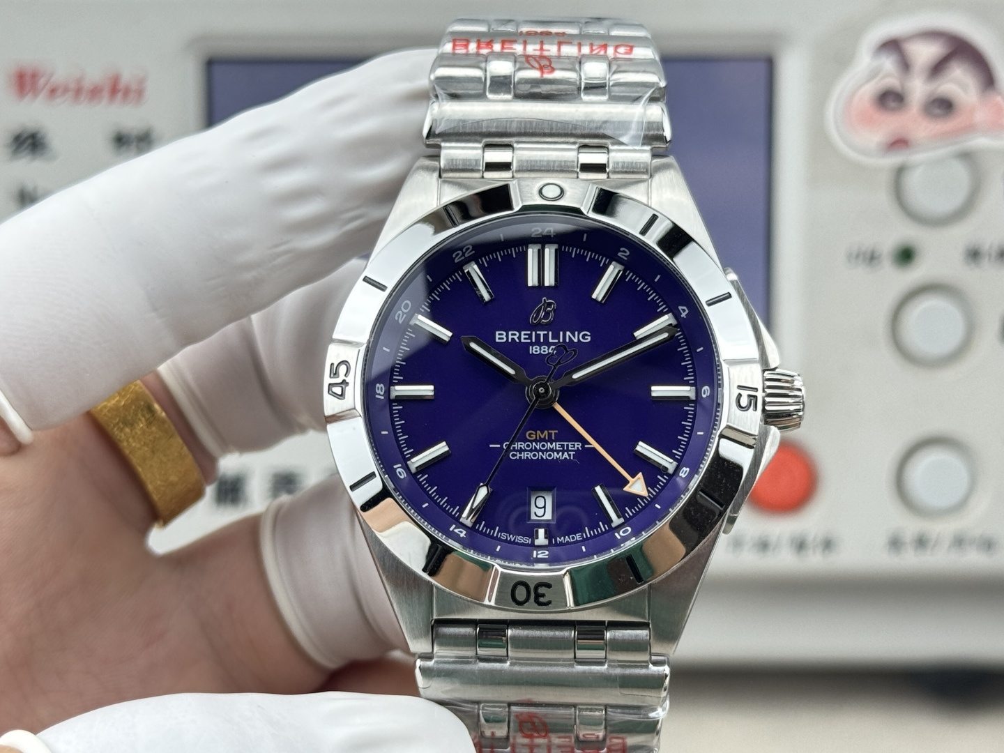 Breitling Chronomat A32398101M1A1 Stainless steel Stainless-steel bracelet 1:1 Superclone - Image 15