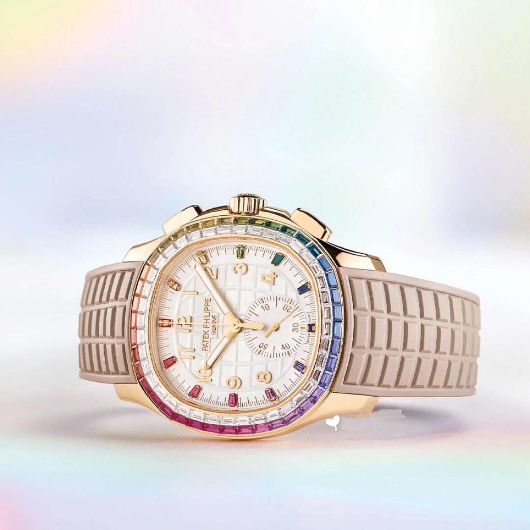 Patek Philippe Aquanaut Luce 7968/300R-001 Rainbow Chronograph 1:1 Superclone - Image 16