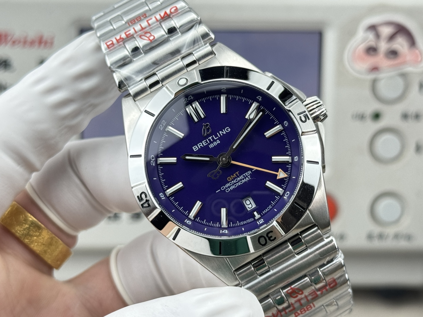 Breitling Chronomat A32398101M1A1 Stainless steel Stainless-steel bracelet 1:1 Superclone - Image 40
