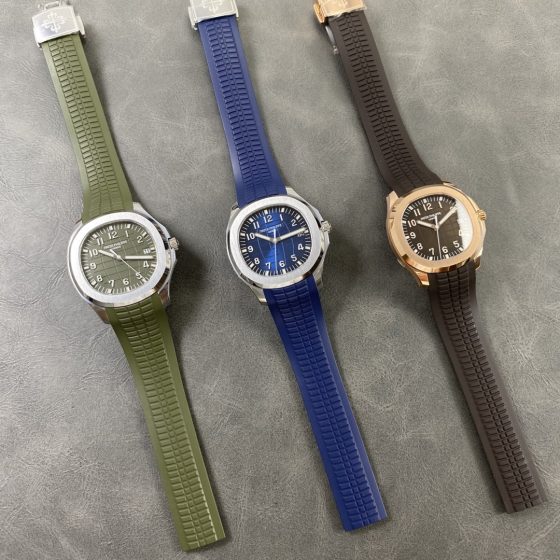 Patek Philippe Aquanaut Platinum Rubber strap Configuration C8C009 1:1 Superclone