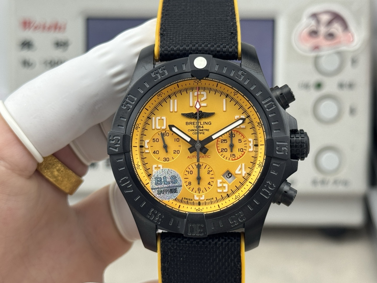 Breitling Avenger Stainless steel 45 mm Chronograph BLS Factory Configuration A26E63 1:1 Superclone - Image 2
