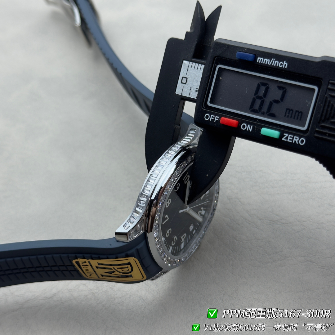 Patek Philippe Aquanaut 5167 Rubber strap PPM Factory Configuration E57638 1:1 Superclone - Image 8