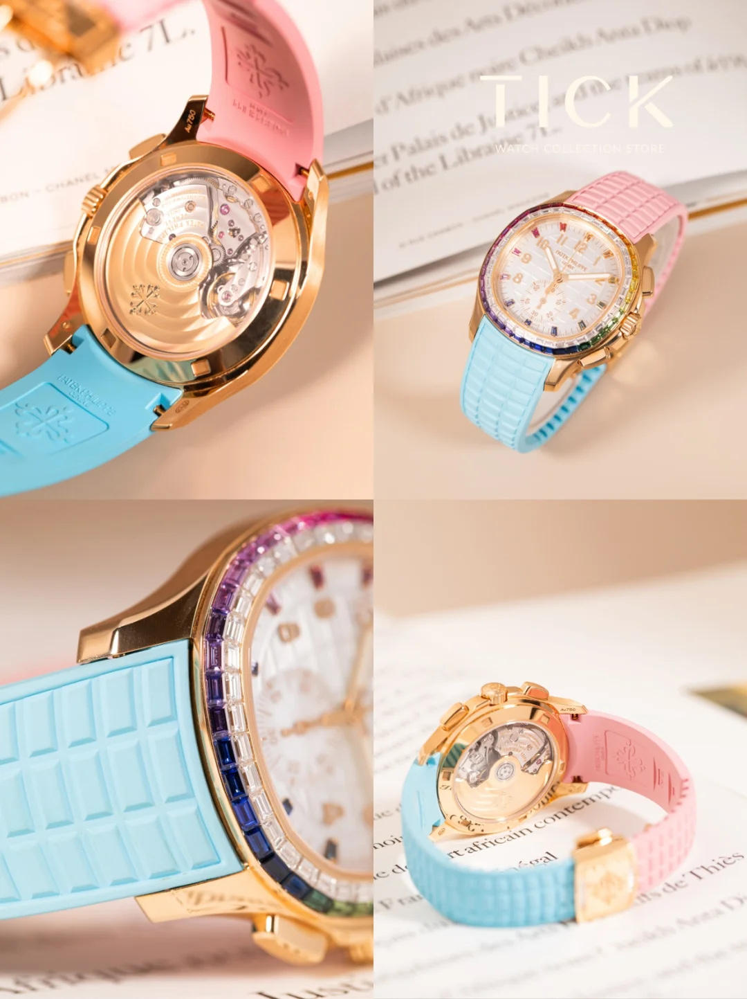 Patek Philippe Aquanaut Luce 7968/300R-001 Rainbow Chronograph 1:1 Superclone - Image 216
